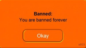 Banned forever