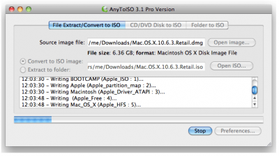 Скриншот программы anytoiso, для конвертации файлов .nrg в .iso