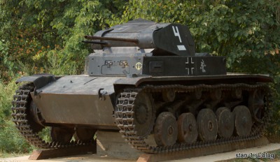  Немецкий пулеметный танк Pz Kpfw II периода начала Великой Отечественной Войны