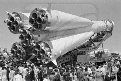 Показ ракеты Р-7 в Ле-Бурже в 1967 году