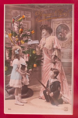 Рождественская открытка из фотографии